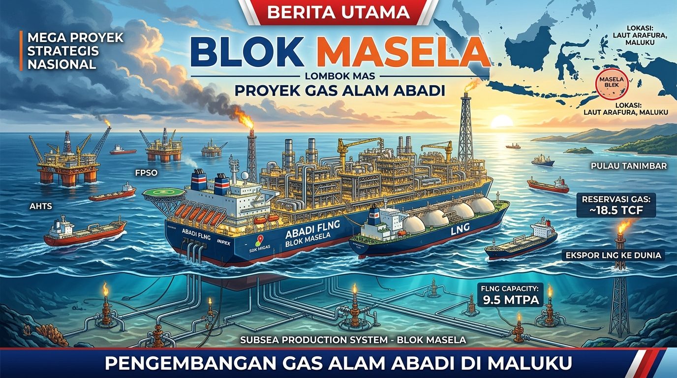 Blok Masela: Ketika Gas Abadi Menjadi Ujian Baru bagi Ekonomi Maluku